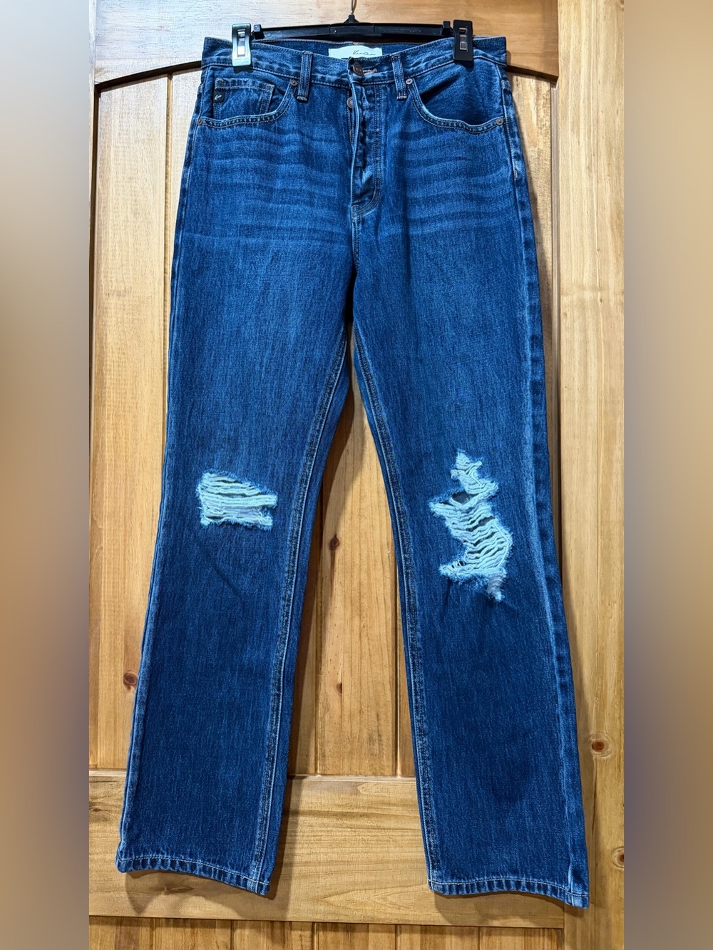KanCan Dixon Ultra High Rise 90s Rigid Denim Straight leg Jeans